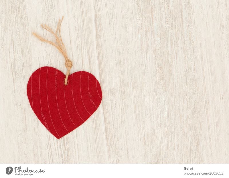 Valentinstag rote Herzen auf grauem Holzgrund Design schön Dekoration & Verzierung Tisch Tapete Feste & Feiern Hochzeit Ornament alt Liebe modern retro Romantik