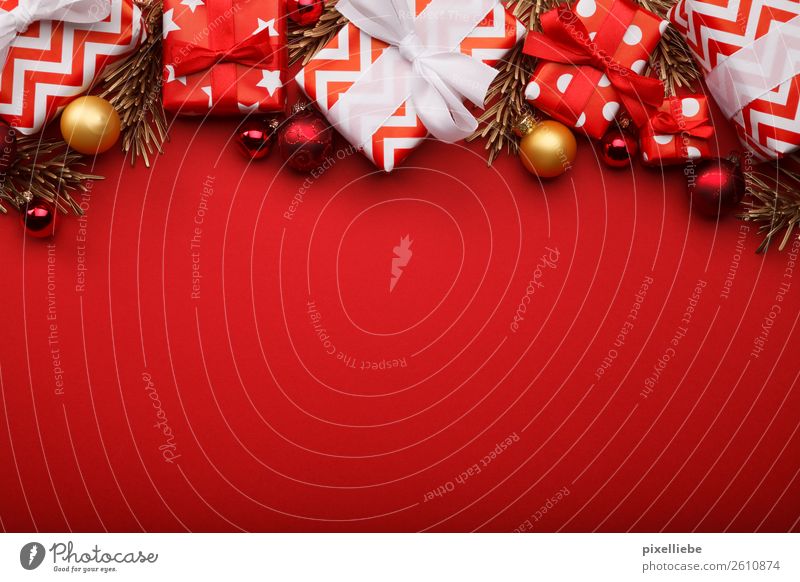 Last Christmas Winter Innenarchitektur Dekoration & Verzierung Feste & Feiern Weihnachten & Advent Silvester u. Neujahr gold rot Wunsch Geschenk Geschenkpapier