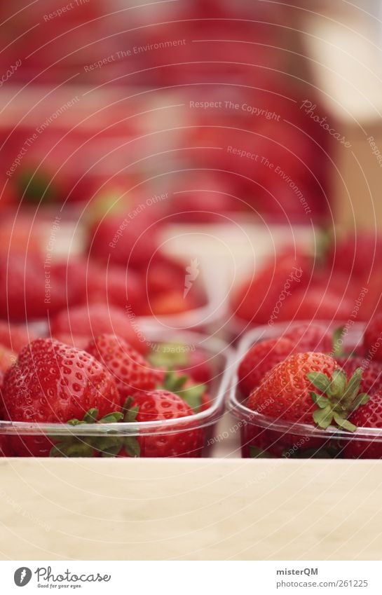 Noch näher! Lebensmittel ästhetisch Zufriedenheit Erdbeeren Erdbeersorten Erdbeerjoghurt Schalen & Schüsseln Kiste viele Gesunde Ernährung rot Eyecatcher