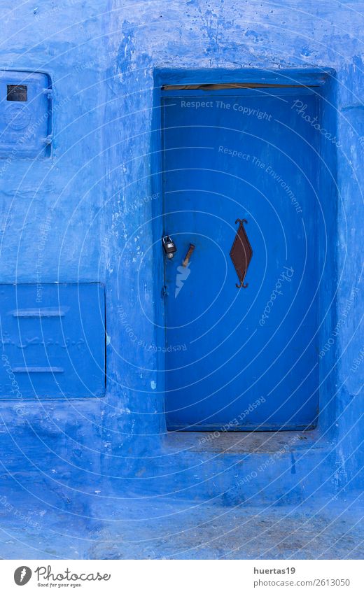 Chaouen, die blaue Stadt Marokkos. kaufen Ferien & Urlaub & Reisen Tourismus Kleinstadt Stadtzentrum Gebäude Architektur Fassade alt Chechaouen maroc Medina