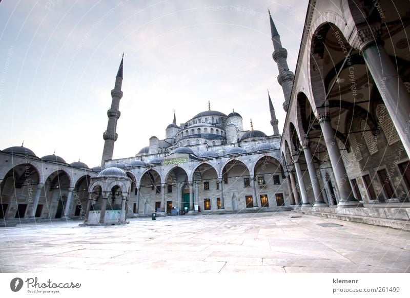 Drama in Istanbul - Blaue Moschee, Türkei Tourismus Kultur Himmel Gebäude Architektur Denkmal historisch blau Religion & Glaube berühmt Truthahn Mitte Östlich
