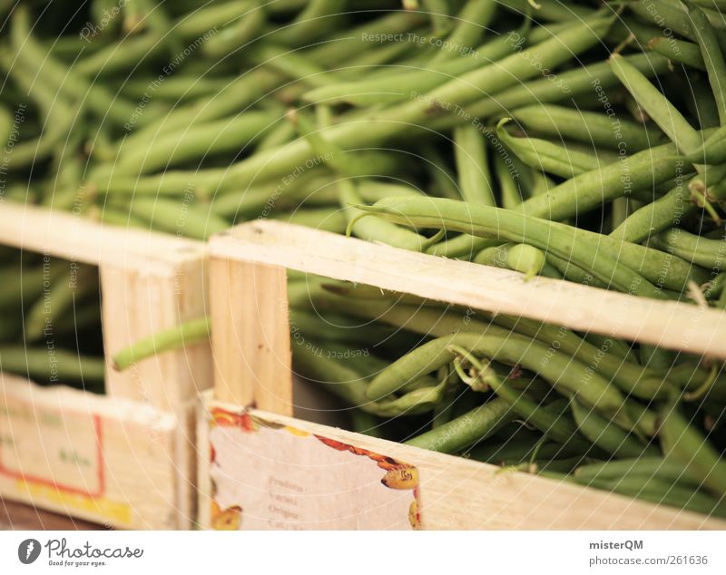 mister beans his? Lebensmittel Gemüse ästhetisch Bohnen grün Gesunde Ernährung einheimisch Lokal Lokalpatriotismus Kiste viele Markttag Erbsen Erbsenschoten