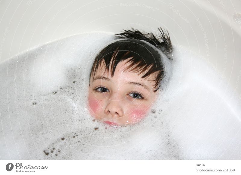 Aufgetaucht Körperpflege Wellness Wohlgefühl Zufriedenheit Erholung Schwimmen & Baden Mensch maskulin Junge Kopf Haare & Frisuren Gesicht Auge 1 8-13 Jahre Kind