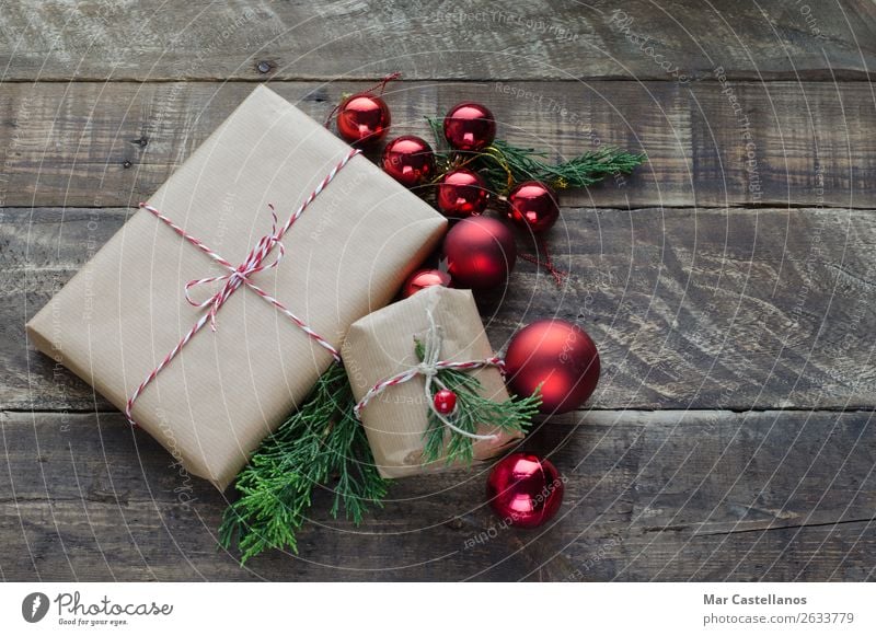 Weihnachtsgeschenke. Design Freude Dekoration & Verzierung Tisch Feste & Feiern Weihnachten & Advent Seil Papier Paket Ornament Kugel drehen