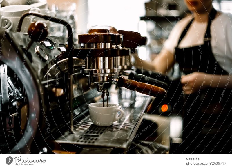 Morgenkaffee Getränk Heißgetränk Kaffee Espresso Becher Lifestyle elegant Stil Design Freude Leben harmonisch Freizeit & Hobby Abenteuer Freiheit Veranstaltung