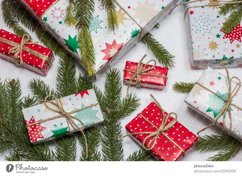 Weihnachtsgeschenkboxen kaufen Winter Dekoration & Verzierung Schreibtisch Tisch Tapete Feste & Feiern Weihnachten & Advent Silvester u. Neujahr Baum Papier