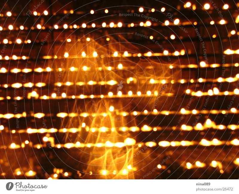 Feuer und Flamme Kerze Licht Fototechnik Brand