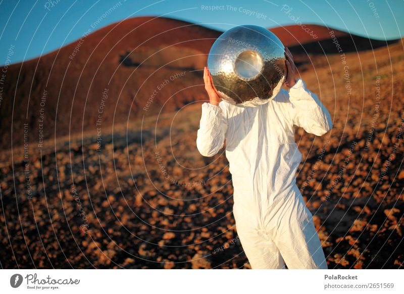 #AS# SalatschüsselHobbit Kunst Kunstwerk Gemälde ästhetisch Astronaut Astronomie Weltall Mars Marslandschaft Marsianer Außerirdischer außergewöhnlich