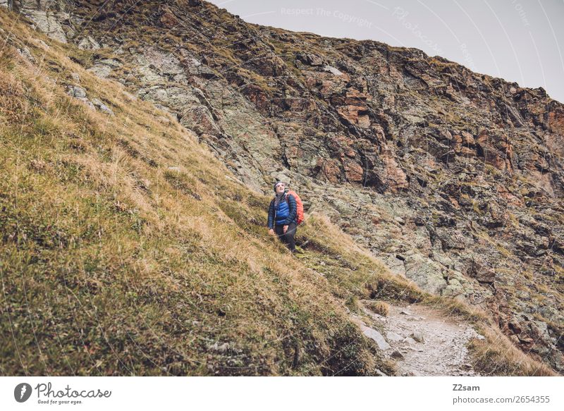 Pitztaler Jöchl | E5 Abenteuer wandern Mensch Natur Landschaft Herbst Alpen Berge u. Gebirge Gletscher warten gigantisch hoch sportlich selbstbewußt Kraft
