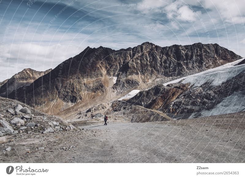 Sölden | Rettenbachgletscher | E5 Abenteuer Expedition wandern Mensch Natur Landschaft Herbst Alpen Berge u. Gebirge Gipfel Gletscher natürlich sportlich