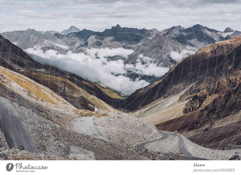 Rettenbachgletscher | Sölden | E5 Berge u. Gebirge wandern Natur Landschaft Wolken Herbst Alpen Gletscher Straße gigantisch hoch natürlich Idylle Klima