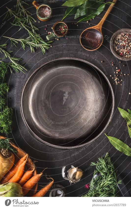 Lebensmittel, Kochen und gesunde Ernährung Gemüse Kräuter & Gewürze Bioprodukte Teller Löffel Stil Design Gesunde Ernährung Hintergrundbild Speise Zutaten Essen