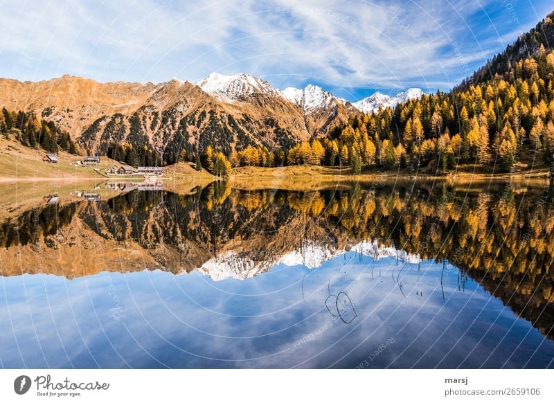 Duisitzkarsee im Herbst harmonisch Erholung ruhig Ferien & Urlaub & Reisen Tourismus Ausflug Berge u. Gebirge wandern Natur Schönes Wetter Alpen