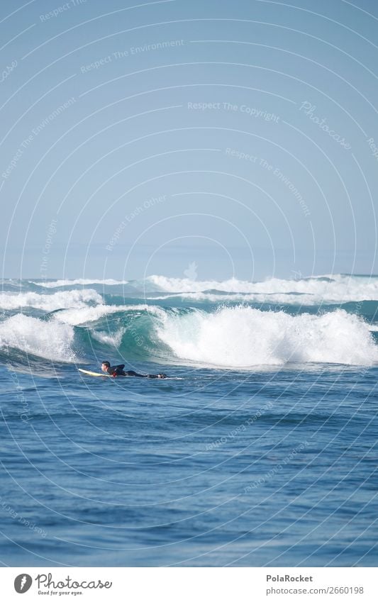 #AS# in den Wellen Natur ästhetisch Meer Wellenform Wellenlinie Wellenschlag Wellenbruch Surfen Surfer Surfbrett Surfschule Mann Wassersport Extremsport Sport
