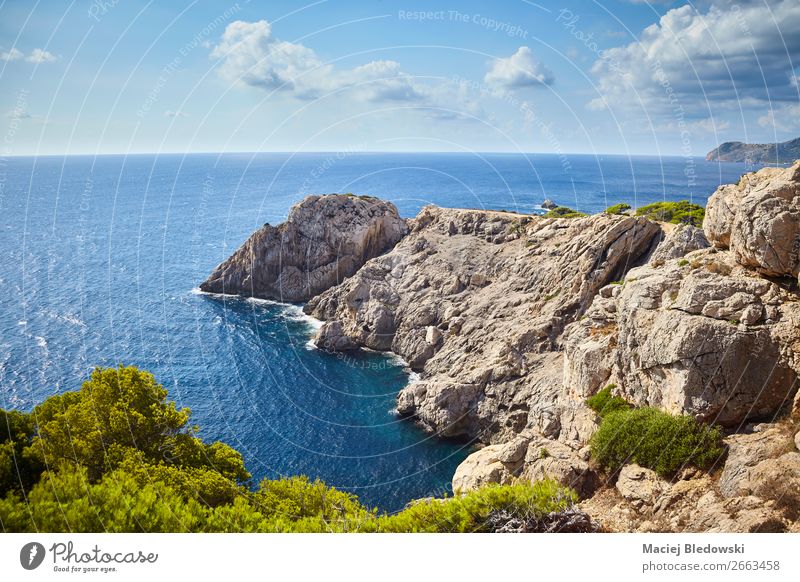 Malerische Landschaft von Capdepera, Mallorca. Ferien & Urlaub & Reisen Tourismus Ausflug Abenteuer Ferne Freiheit Sommer Sommerurlaub Meer Insel