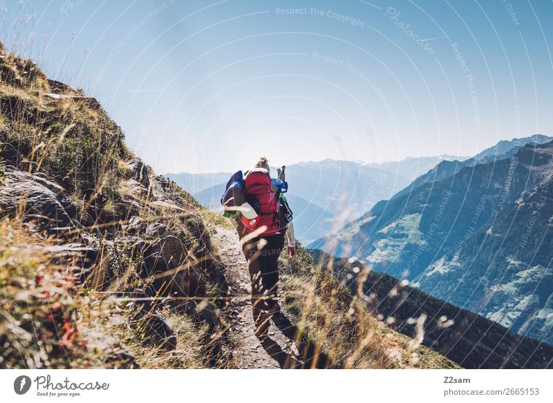 Aufstieg zum Hirzer in Südtirol | E5 Alpenüberquerung Lifestyle Freizeit & Hobby Ferien & Urlaub & Reisen Berge u. Gebirge wandern Klettern Bergsteigen