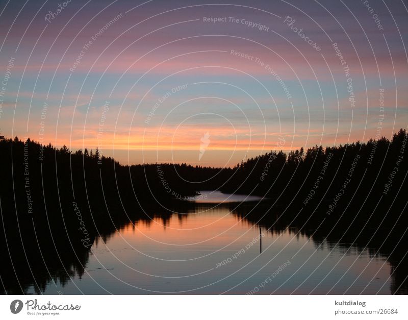 Weiße Nächte Finnland Romantik Sonnenaufgang Europa Wasser Natur unberührte Natur