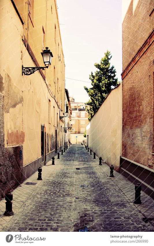 Streets of Andalusia [XXXIX] Granada Andalusien Spanien Stadtzentrum Altstadt Menschenleer Mauer Wand Fassade Straße Wege & Pfade Gasse retro verfallen