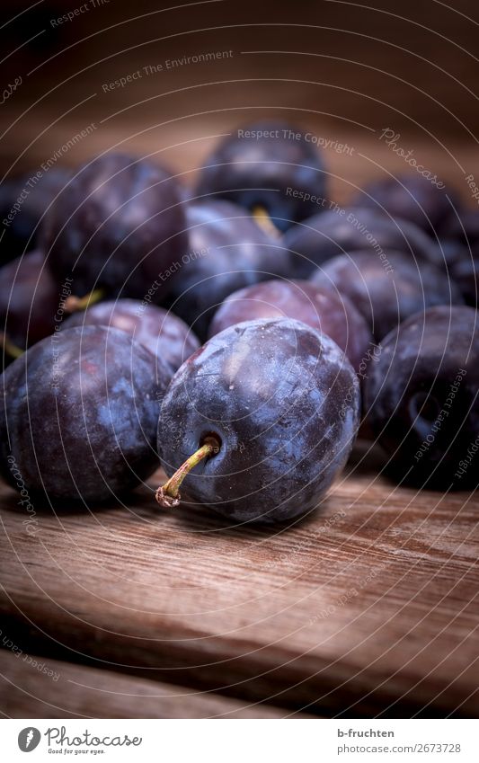 Zwetschgen Lebensmittel Frucht Bioprodukte Vegetarische Ernährung Gesunde Ernährung Küche Herbst wählen frisch Gesundheit blau Pflaume Steinfrüchte viele