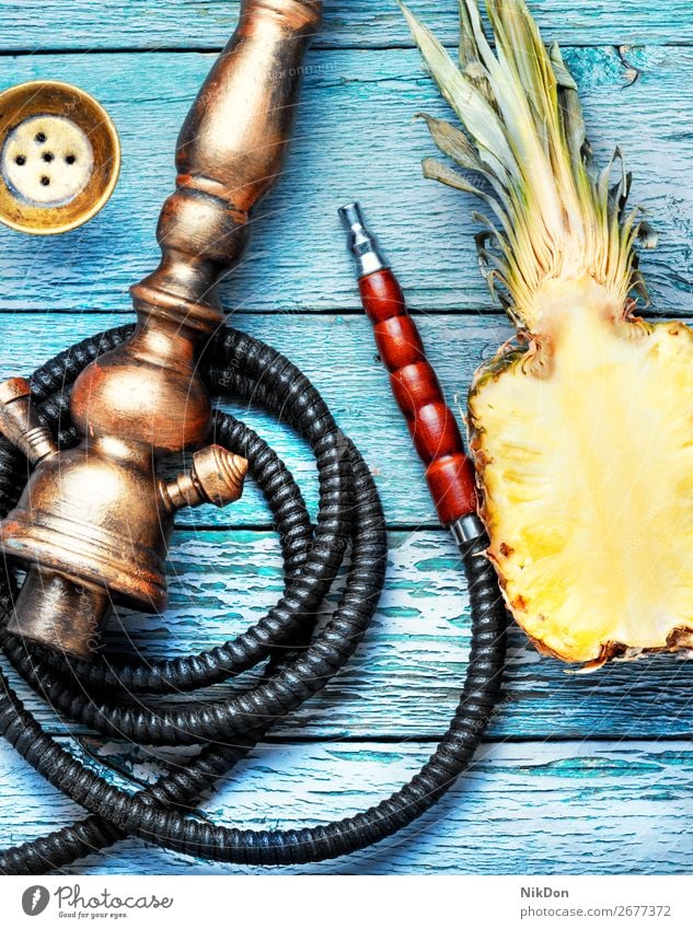 Shisha-Hookah mit Ananas Wasserpfeifenrauch Tabak Frucht Rauch Schalen & Schüsseln shisha Shisha rauchen Mundstück Erholung Wasserpfeifen-Lounge arabisch