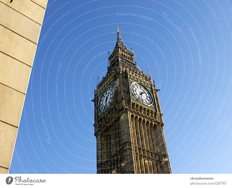 Big Ben I London England Großbritannien Architektur Turm