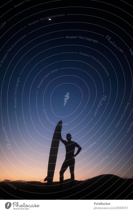 #AS# hang loose Kunst Kunstwerk ästhetisch Surfen Surfer Surfbrett Surfschule Romantik Außenaufnahme Wassersport Idylle Extremsport Religion & Glaube Silhouette