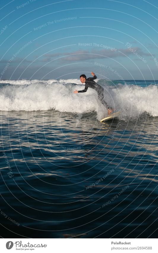 #AS# SH** 1 Mensch ästhetisch Surfen Surfer Surfbrett Surfschule Wellen Wellengang Wellenlänge Wellenschlag Gischt Wassersport Missgeschick lernen Farbfoto