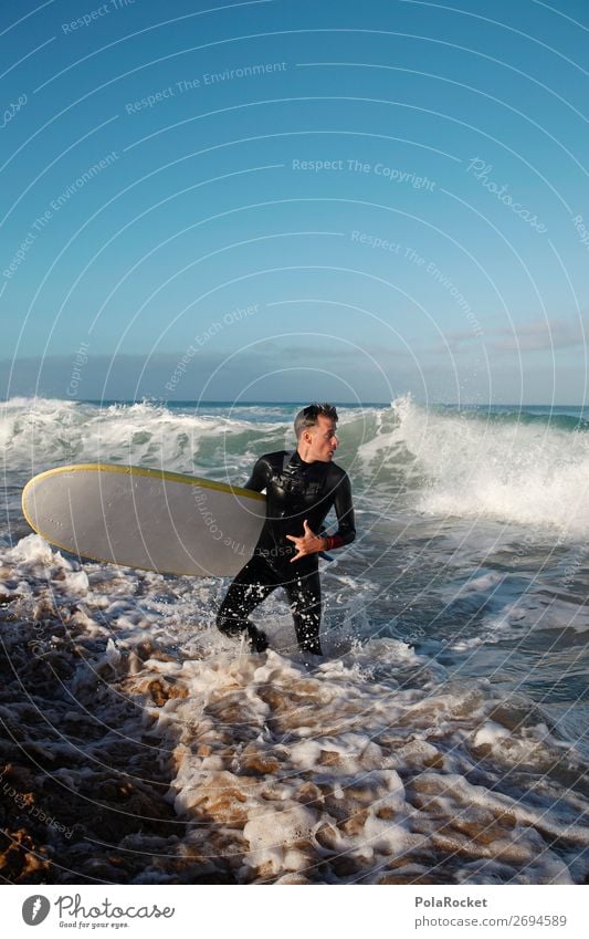 #AS# incoming 1 Mensch ästhetisch Surfen Surfer Surfbrett Surfschule Wellen Wellengang Wassersport Mann maskulin Aktivurlaub Sommerurlaub Urlaubsstimmung