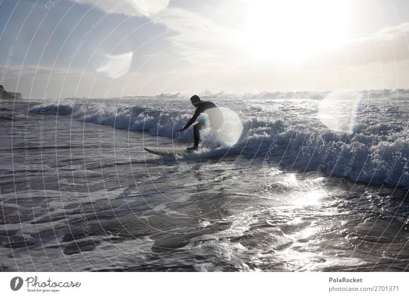#AS# Surfer Dude Lifestyle außergewöhnlich Wellen Surfen Wellenkamm Wellenbruch Strand Surfschule Surfbrett Fuerteventura faszinierend Freiheit Freizeit & Hobby