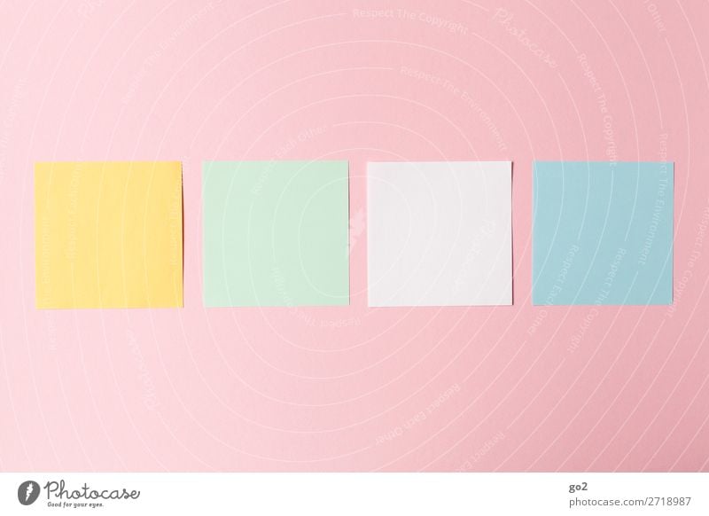 Ordnung muss sein Büroarbeit Schreibwaren Papier ästhetisch mehrfarbig Ordnungsliebe Design Farbe Idee Inspiration Kreativität Quadrat Farbfoto Innenaufnahme