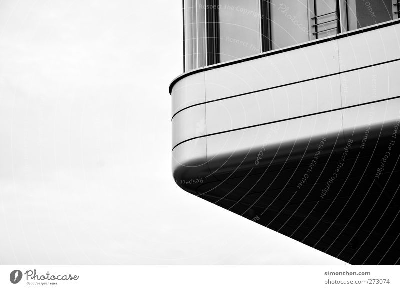 Gebäude Fassade Stil Duisburg Makler Wohnung Lebensraum dramatisch Froschperspektive grau hell einfach Modern Art Architektur Modernisierung modern Büroviertel