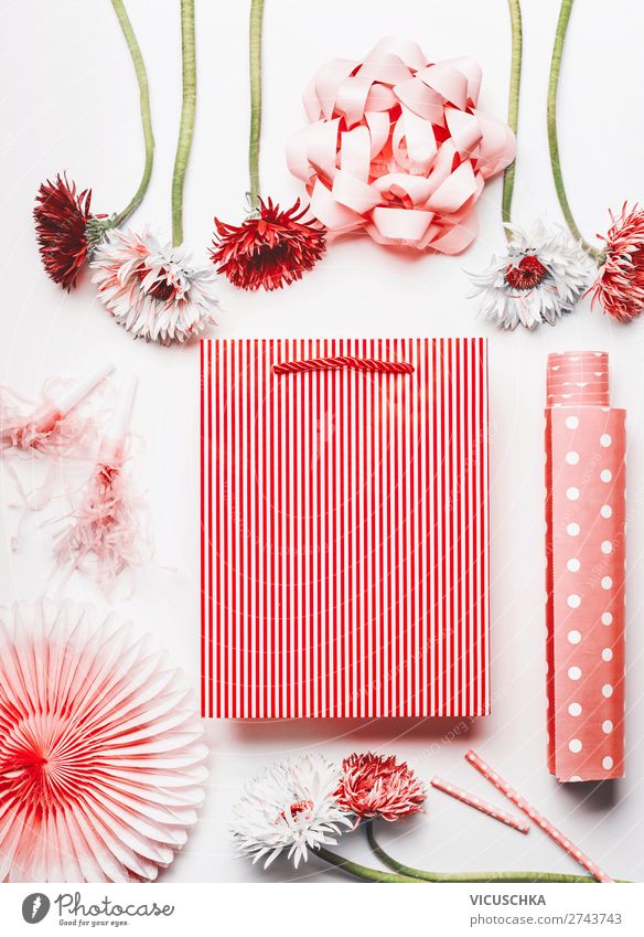 Geschenk Verpackung Objekte mit Blumen kaufen Stil Design Party Veranstaltung Feste & Feiern Valentinstag Muttertag Hochzeit Geburtstag feminin Papier