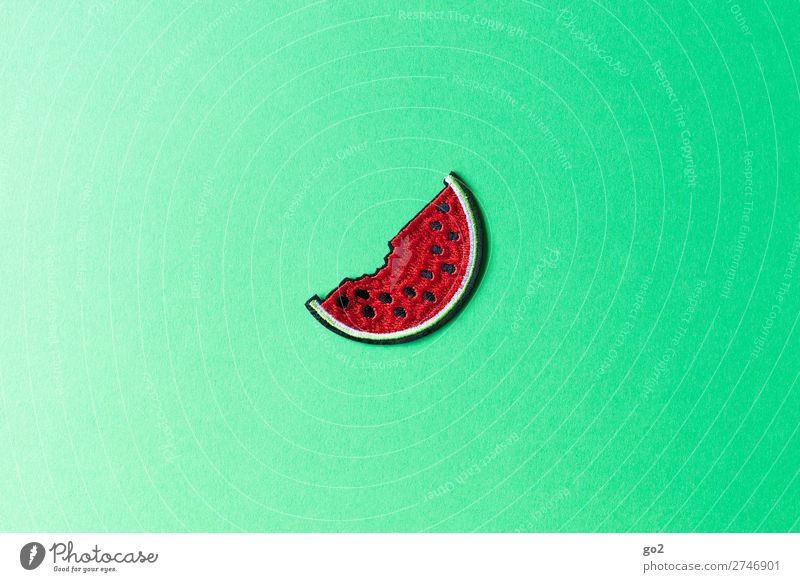 Wassermelone Lebensmittel Frucht Melonen Ernährung Bioprodukte Vegetarische Ernährung Diät Fasten Gesunde Ernährung Accessoire Dekoration & Verzierung Stoff