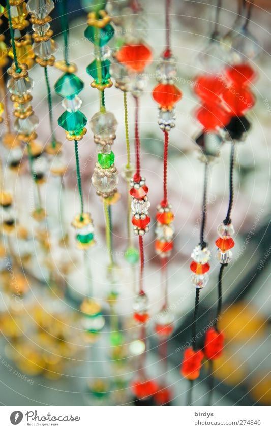 400 Perlen... Dekoration & Verzierung Accessoire Schmuck Glasperle Halskette leuchten ästhetisch positiv schön Farbe Freude Kreativität Kunst hängend Mode