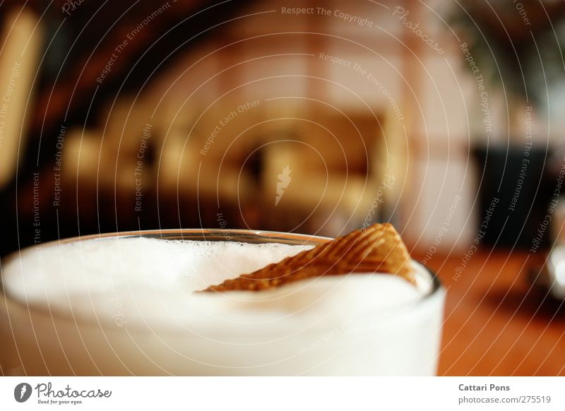 Ohayo gozaimasu... Lebensmittel Teigwaren Backwaren Keks Frühstück Kaffeetrinken Getränk Heißgetränk Kakao Latte Macchiato Schaum Schaumblase Freizeit & Hobby