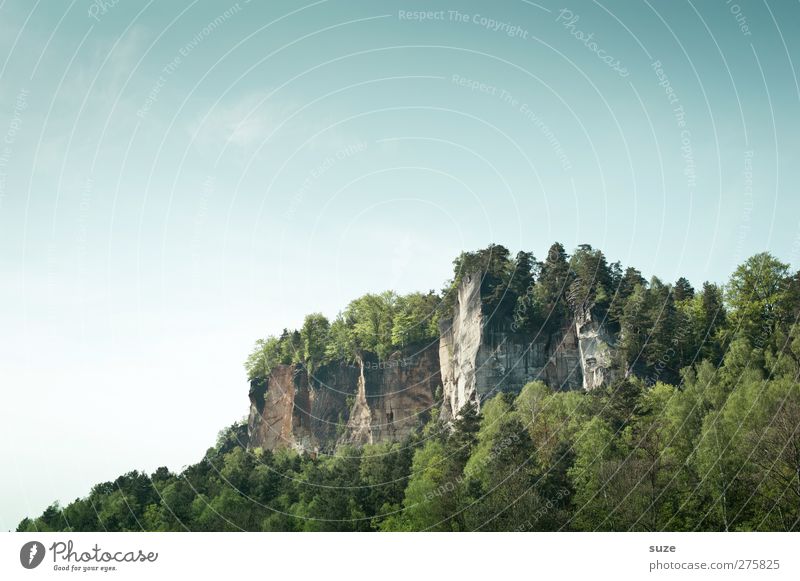 Schönes Sachsen Ferien & Urlaub & Reisen Tourismus Freiheit Berge u. Gebirge Umwelt Natur Landschaft Pflanze Urelemente Himmel Wolkenloser Himmel Frühling Klima