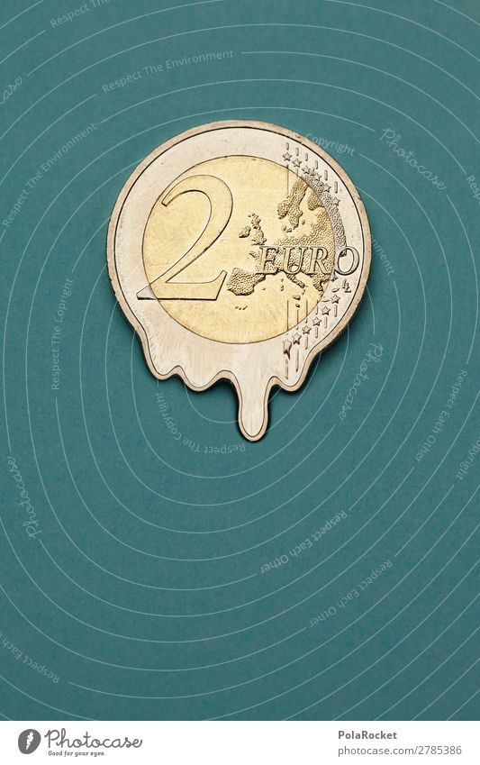 #A# 2-Euro-Inflation Kunst Kunstwerk ästhetisch Eurozeichen Geldmünzen Finanzkrise Geldinstitut Geldgeschenk Geldnot Geldkapital Geldgeber Geldverkehr Verfall