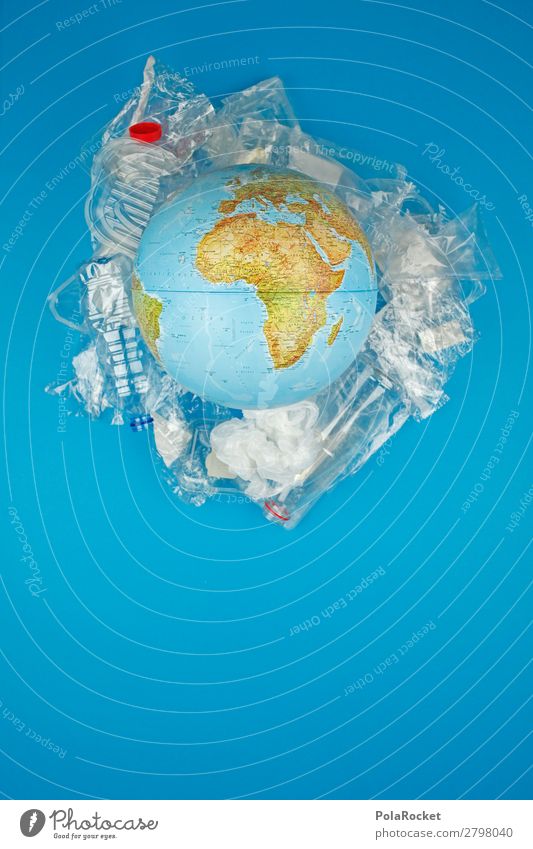 #A# PlasticWorld Kunst Kunstwerk ästhetisch Erde Weltall Weltkulturerbe Weltkarte Weltreise weltweit Statue Plastiktüte Plastikwelt Kunststoffmüll Verpackung