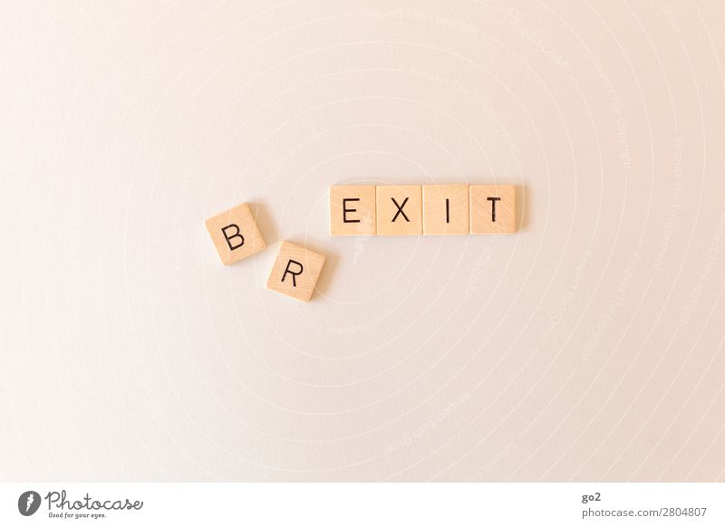 BR/EXIT Spielen Großbritannien England Europa Holz Schriftzeichen Zukunftsangst chaotisch Desaster Ende Gesellschaft (Soziologie) Krise Macht Misserfolg