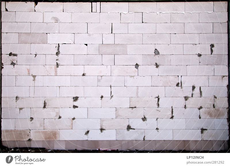 Maurer´s DELIGHT Mauer Wand Fassade Stein Arbeit & Erwerbstätigkeit bauen Häusliches Leben eckig planen Linie versetzt Gebäude Farbfoto Außenaufnahme