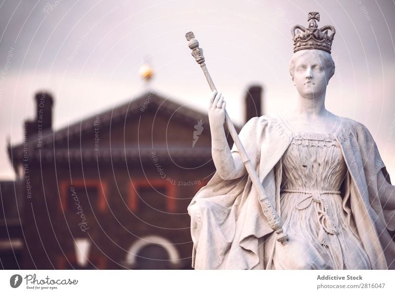 Königin Victoria Statue London Palast Königlich England Tor historisch Dekoration & Verzierung Kunst Denkmal Ferien & Urlaub & Reisen Tourismus Stadt