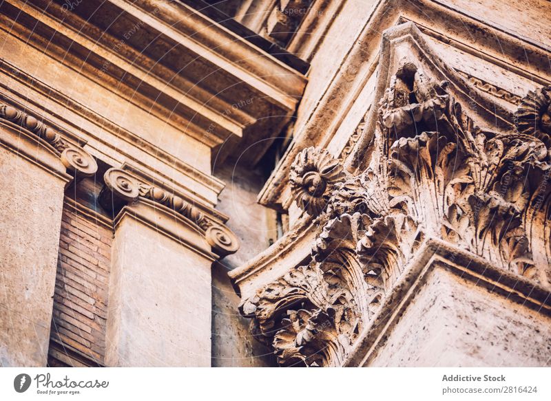 Nahaufnahme der Stadt Rom, Italien Straße alt altehrwürdig Detailaufnahme Europäer Außenaufnahme antik Europa Italienisch Ausflugsziel Ferien & Urlaub & Reisen