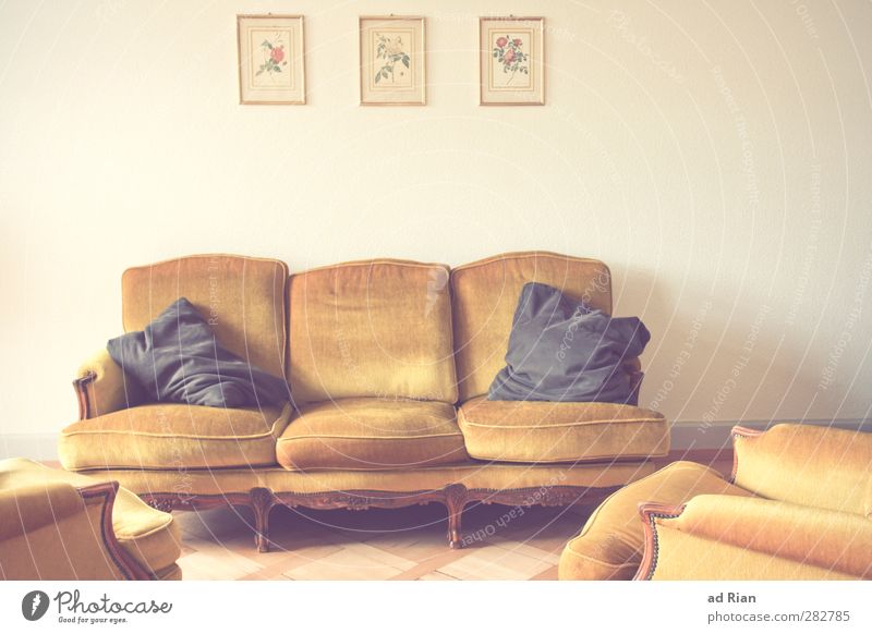 früher war alles besser! | zumindest schön ! Reichtum Stil Design Häusliches Leben Innenarchitektur Dekoration & Verzierung Möbel Sofa Sessel Wohnzimmer Kissen