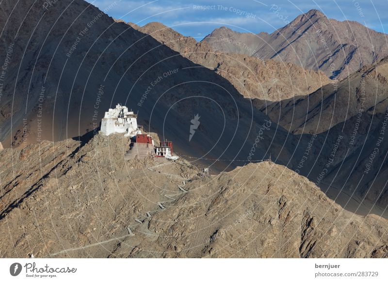 How I wish you were here Architektur Menschenleer Kirche Sehenswürdigkeit Einsamkeit einzigartig Namgyal Kloster Leh Ladakh Berge u. Gebirge Himalaya