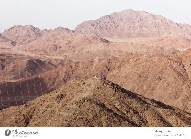 Wüstes Farbspiel Ferien & Urlaub & Reisen Tourismus Ferne Safari Umwelt Natur Landschaft Sand Klima Wärme Dürre Felsen Berge u. Gebirge Sinai-Berg Sinai Wüste