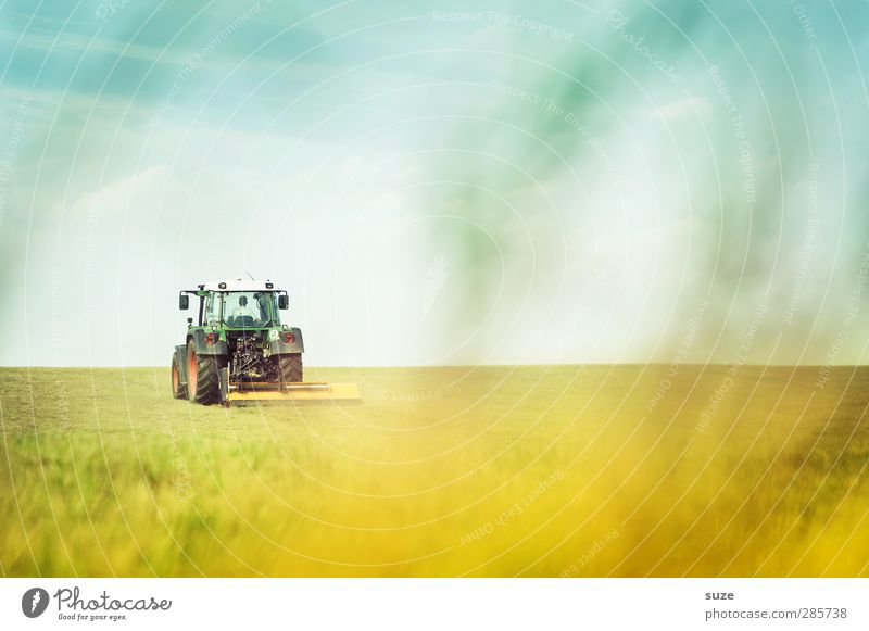 Landarbeit Arbeit & Erwerbstätigkeit Landwirtschaft Forstwirtschaft Maschine Technik & Technologie Umwelt Natur Landschaft Urelemente Erde Himmel Horizont