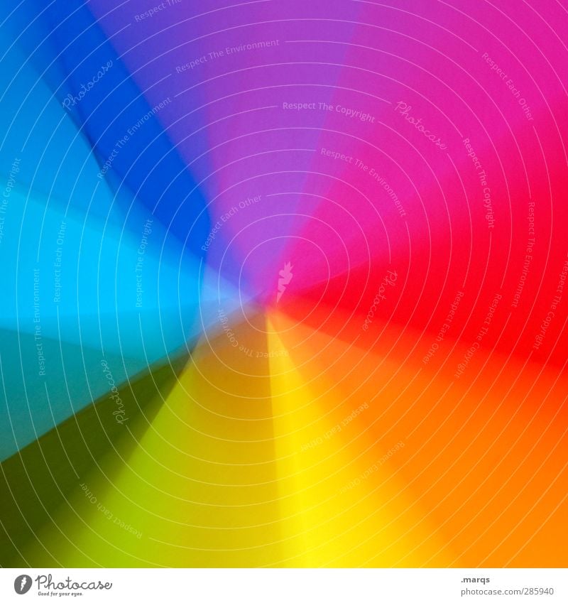 LSD Stil Design Kunst Papier außergewöhnlich trendy einzigartig modern schön verrückt Farbe Hintergrundbild Farbverlauf spektral Psychiatrie Farbfoto mehrfarbig