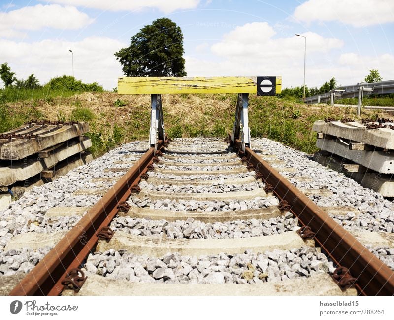 Endstation Berufsausbildung Studium Arbeit & Erwerbstätigkeit Wirtschaft Güterverkehr & Logistik Business Landschaft Verkehrswege Bahnfahren Schienenverkehr