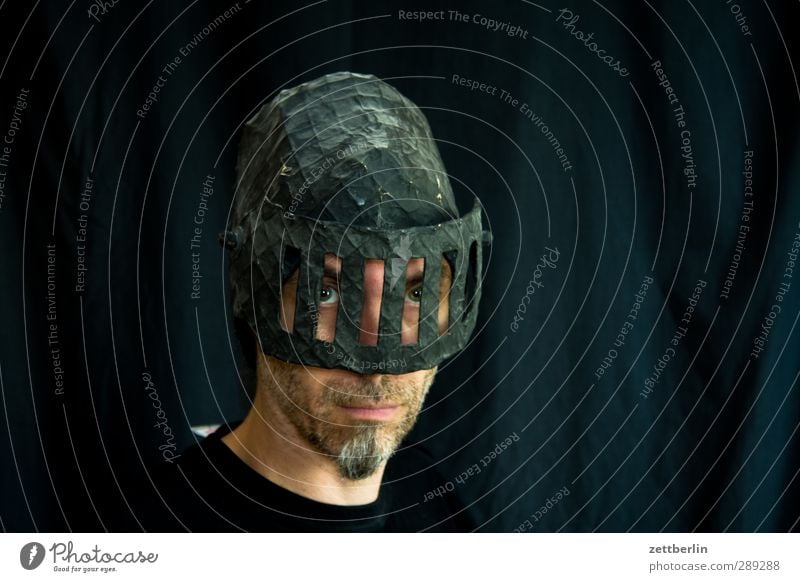 Weltuntergang Mensch maskulin Mann Erwachsene Kopf Gesicht Bart 45-60 Jahre Mode Bekleidung Arbeitsbekleidung Schutzbekleidung Accessoire Helm Dreitagebart