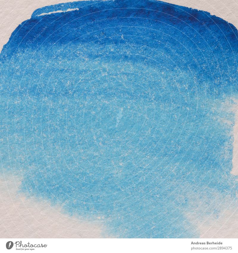 Abstract watercolor background, blue gradient Stil Sommer Kunst Natur Papier Kreativität rough Material Grunge textured Hintergrundbild Lebewesen artistic blob